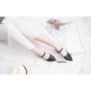 Sandal khuy cài gót 5p cực đẹp