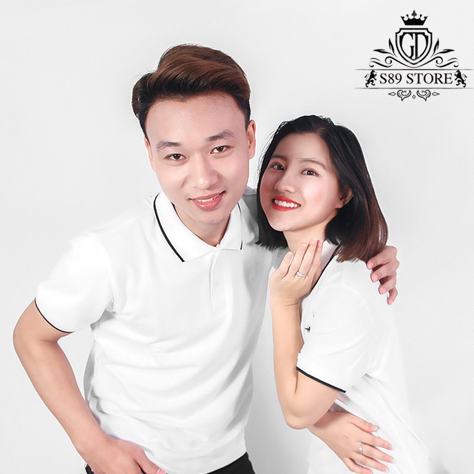 Áo thun polo nam nữ unisex mặc cặp đôi , hot trend 2021 | BigBuy360 - bigbuy360.vn