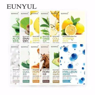 Mặt nạ dưỡng ẩm chuyên sâu eunyul natural moisture mask pack