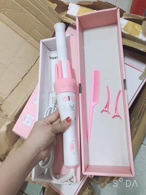 ❤️SALE  [DEAL SỐC❤️MÁY UỐN TÓC XOĂN TỰ ĐỘNG 360 VIVID &amp; VOGUE TIỆM LỢI