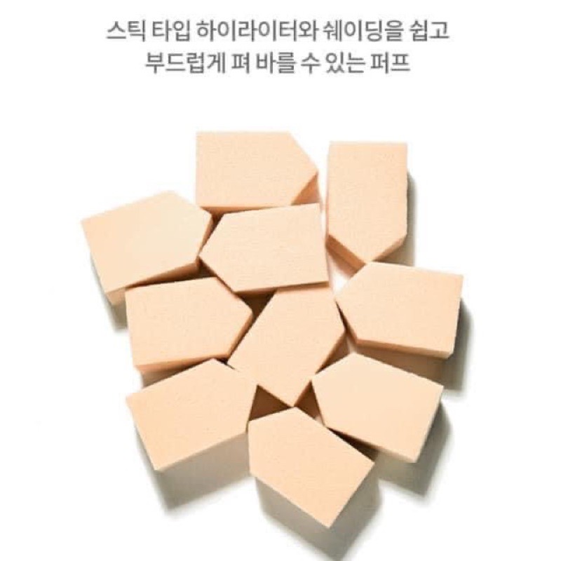 [ETUDE HOUSE] 10 MÚT TÁN KEM NỀN PLAY 101 STICK CONTOUR DUO PUF BOTTLE