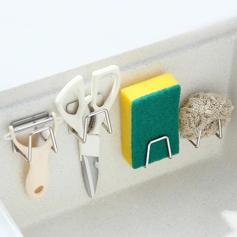 Giá Đỡ Miếng Rửa Chén 4.8*4.8cm Bằng Thép Không Gỉ