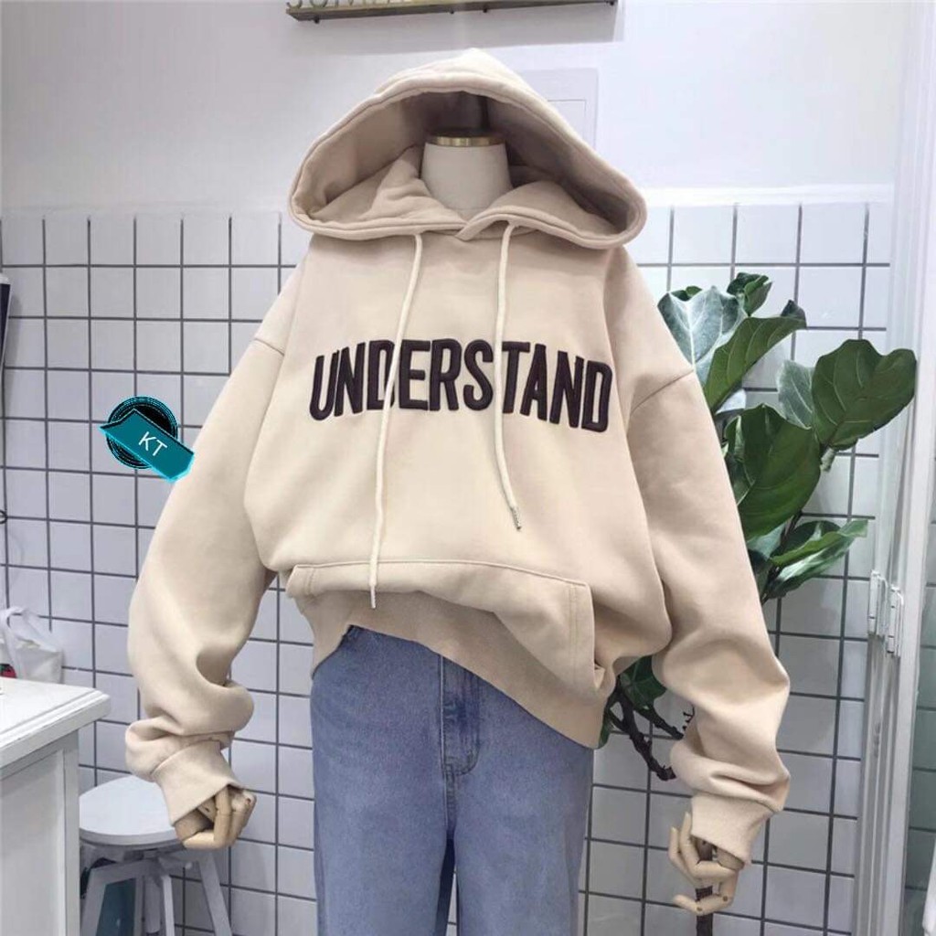 Áo hoodie UNDERSTAND chữ ngực KTH0919