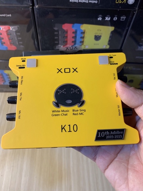 Sound card K10 bản nâng cấp 2020 , phiên bản kỉ niệm có hạn