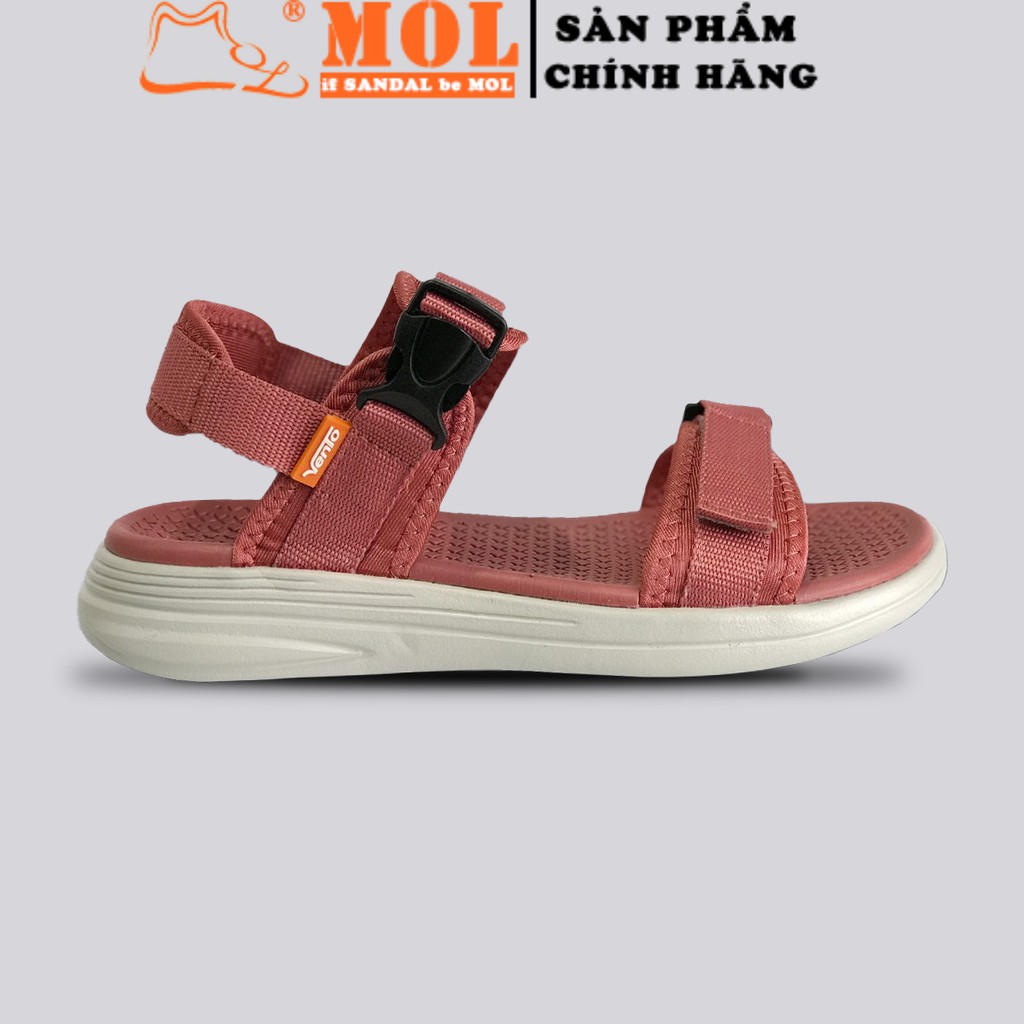 Giày sandal Vento nữ 2 quai ngang vải dù có quai hậu cố định mang đi học đi biển du lịch NB66P