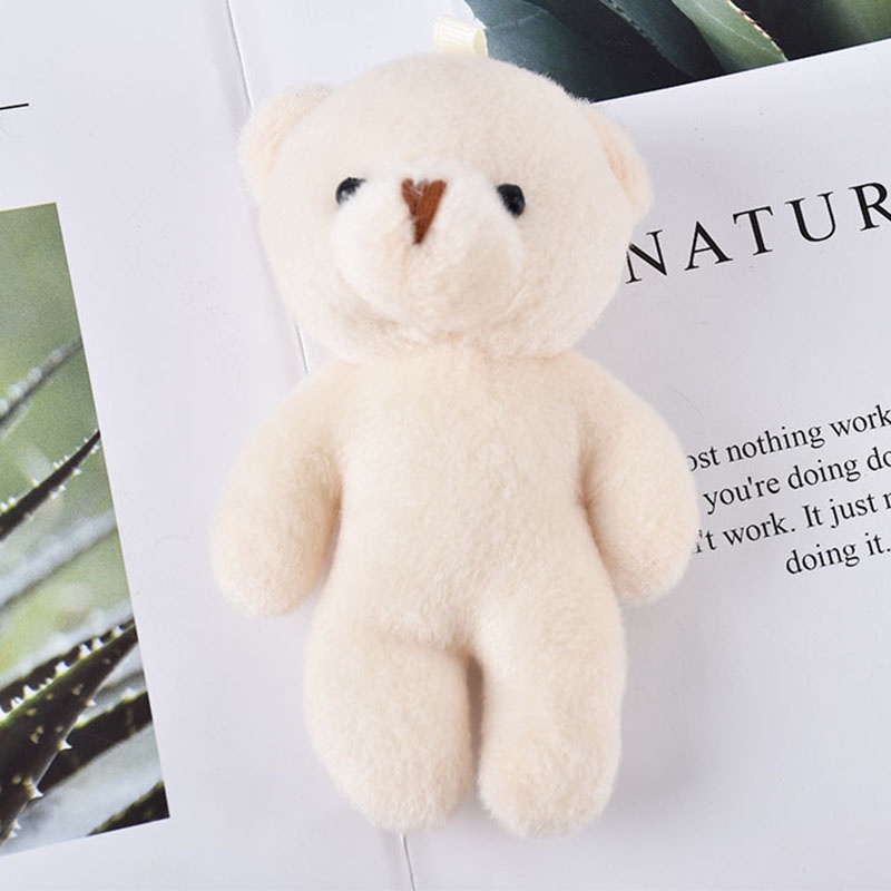 Móc khoá gấu bông chất liệu PP cotton mềm mịn dễ thương JP5