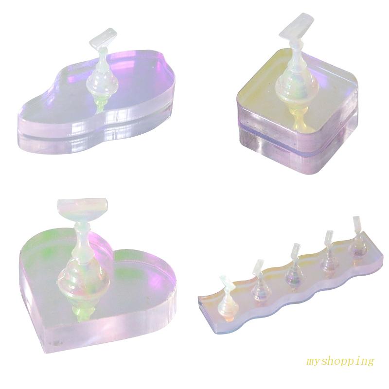 Giá Đỡ Nam Châm Trưng Bày Móng Tay DIY Bằng Acrylic Chuyên Nghiệp
