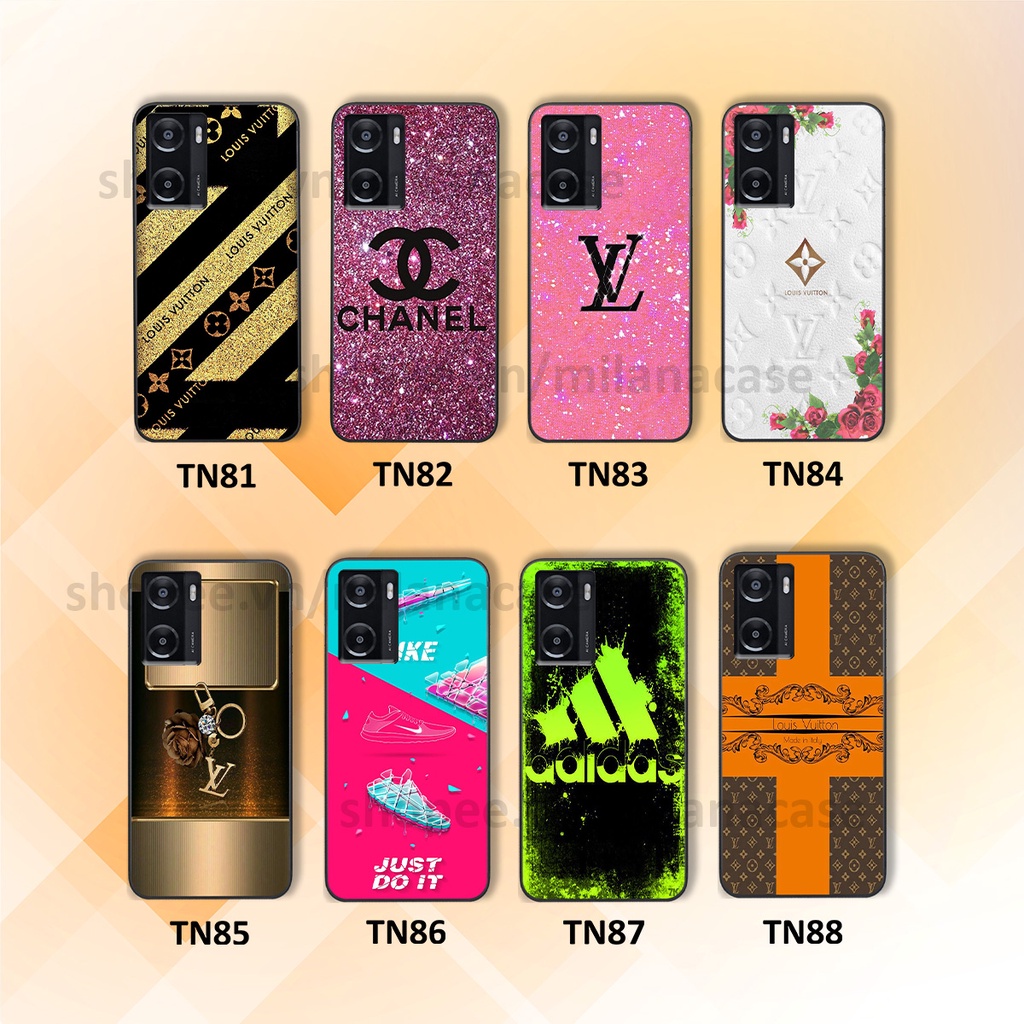 Ốp Oppo A57 4G 2022 in hình các thương hiệu nổi tiếng sang chảnh, đẳng cấp, cá tính