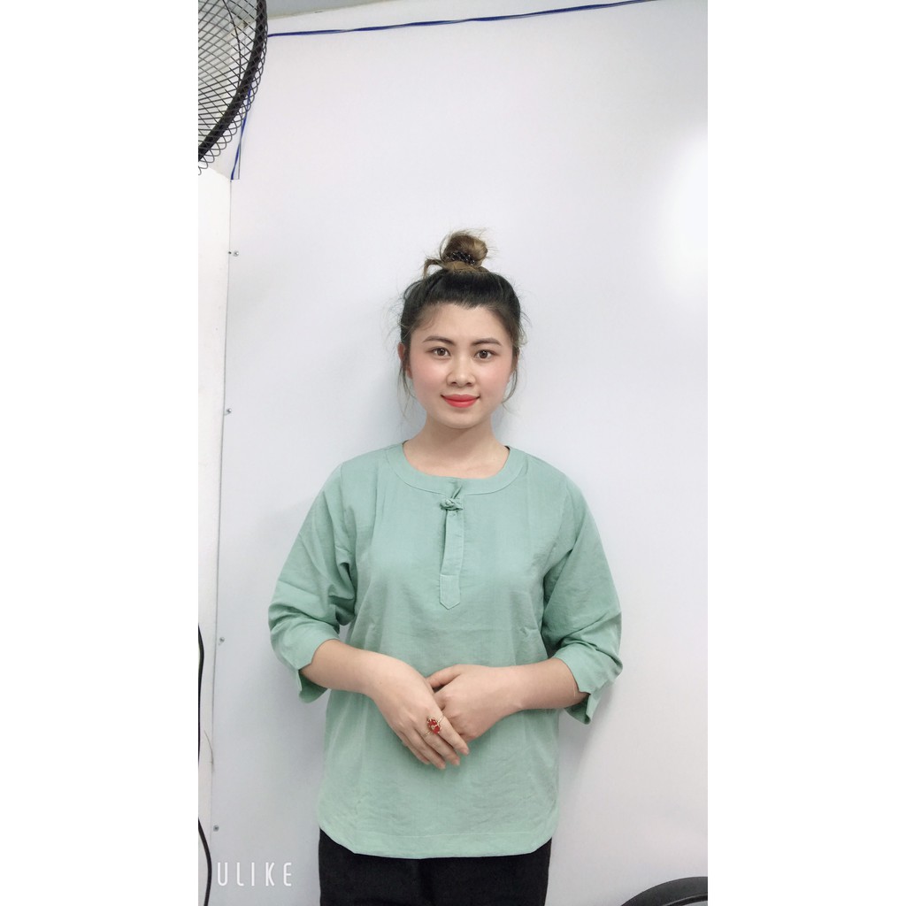ÁO SƠ MI CHẤT ĐŨI TAY LỠ DÁNG XUÔNG CỰC ĐẸP(SẴN HÀNG) KN18