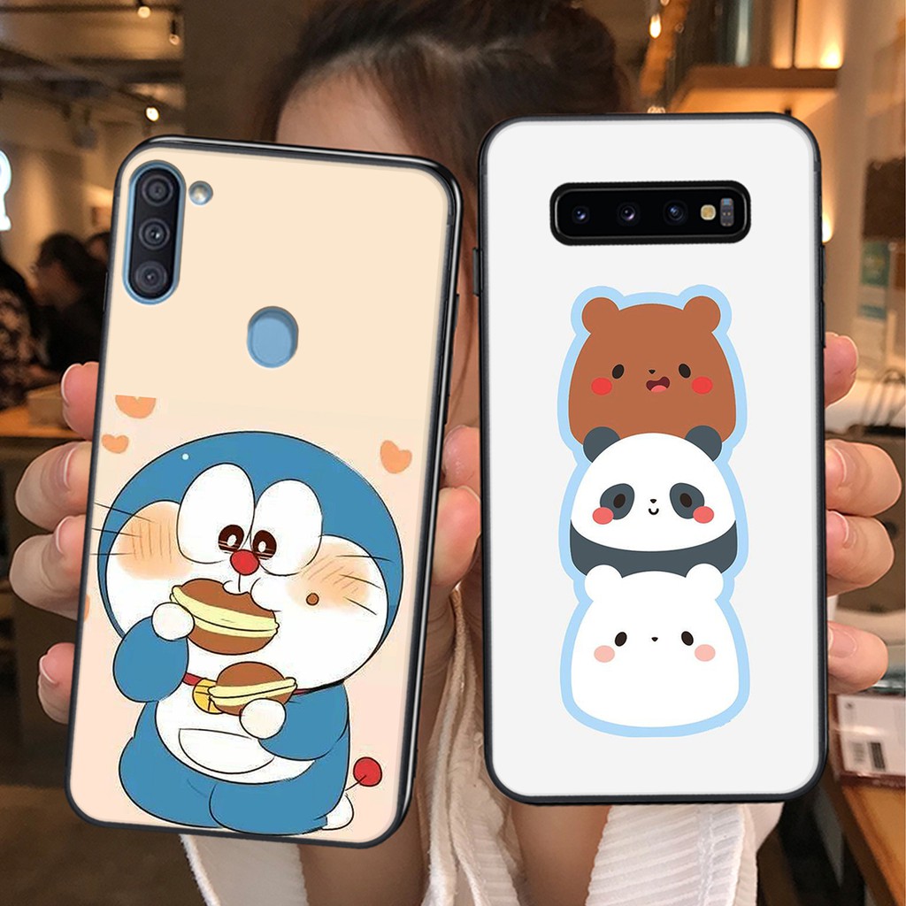 Ốp lưng Samsung S9/ S9 PLUS/ S10/ S10 PLUS/  A01/ A11-   ỐP LƯNG THỎ - GẤU- DORAEMON-  GẤU TRẮNG siêu đáng yêu