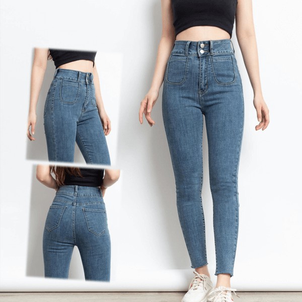 Quần Jean Skinny Lưng Siêu Cao J0180