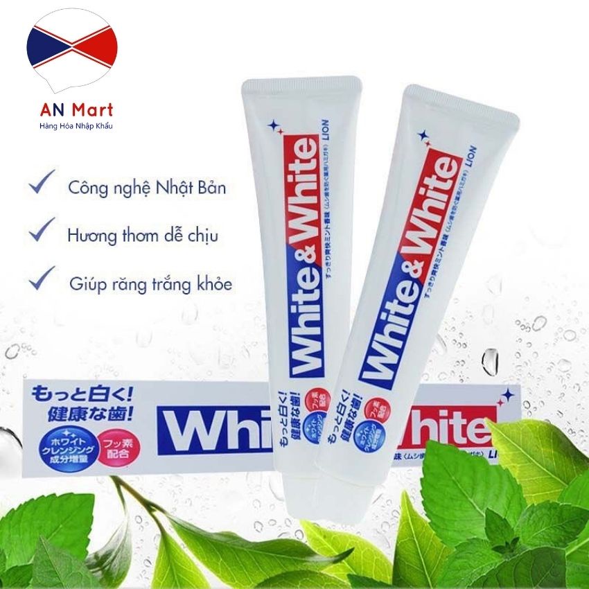 Kem đánh răng White And White Lion Nhật Bản