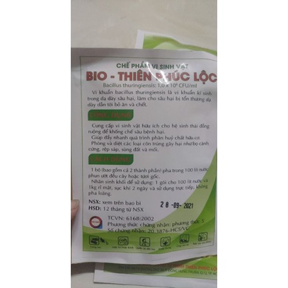 Chế phẩm Bio-B phòng trừ côn trùng và sùng đất rệp sáp