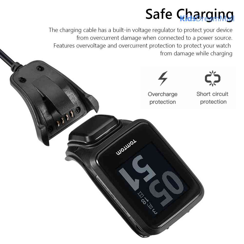 Cáp Sạc USB Chuyên Dụng Cho Đồng Hồ Thông Minh TomTom Spark / Runner