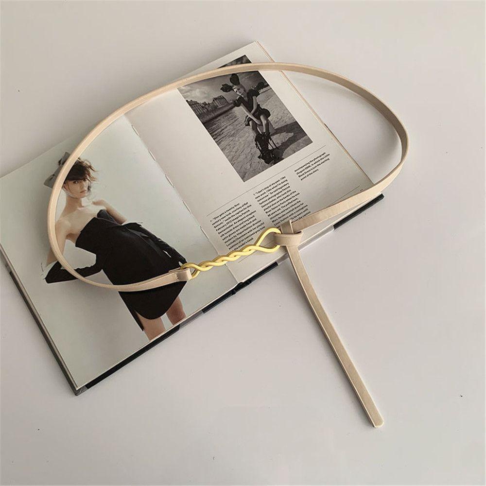 Thắt Lưng Bản Nhỏ Mỏng Điều Chỉnh Được Thời Trang
