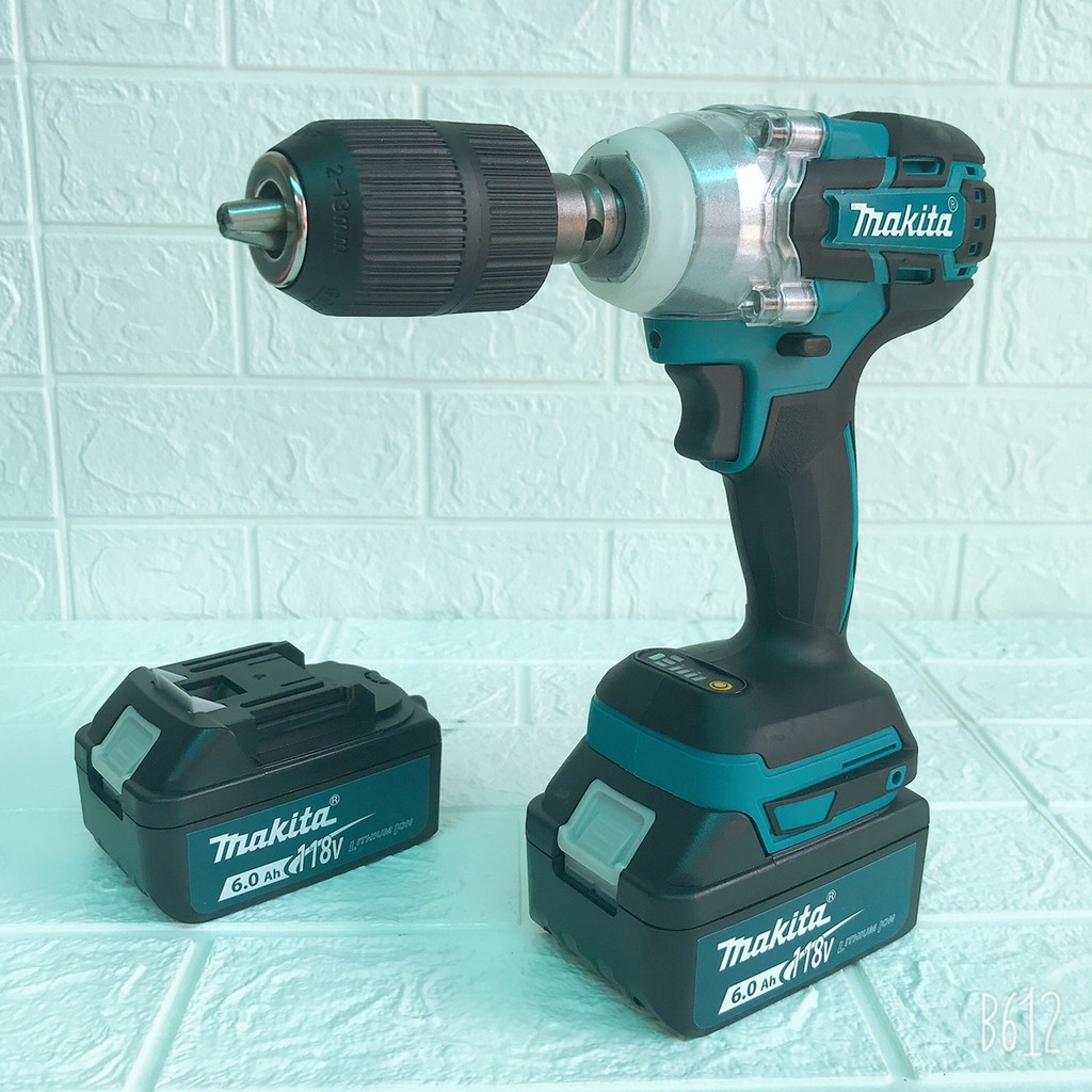 Máy vặn ốc Makita 118v 6Ah Lực siết 500N.m Kèm Bộ Phụ Kiện Và 5 Khẩu