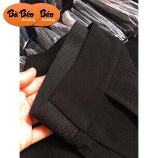 quần Tây baggy lưng chun khoá sườn