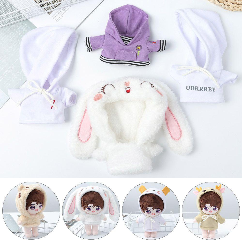 outfit doll 20cm Búp bê áo len Áo hoodie động vật nhỏ