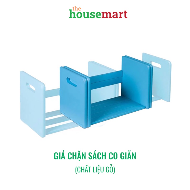 Giá chặn sách co giãn kệ chặn sách để bàn xếp gọn [ gỗ thông ] - BKDW02