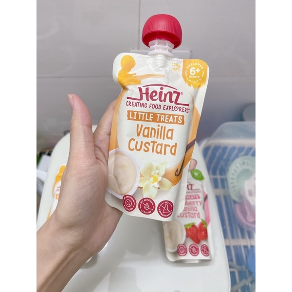 Váng Sữa Heinz Custard Úc 120g Date mới