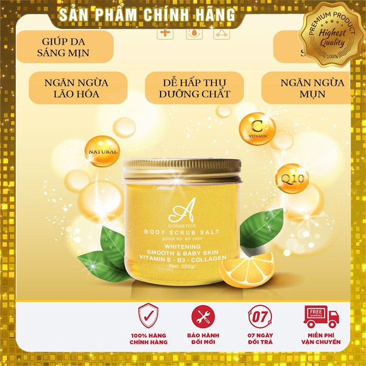 [CHÍNH HÃNG] Muối Tẩy Da Chết Trái cây A COSMETICs date mới