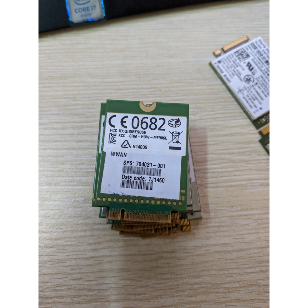 Card wwan 3G/4G HP  (HUAWEI - Model: ME906E) dùng cho laptop HP 820 G1,840 G1, 850 G1, Folio 9480M, Zbook 15, 17