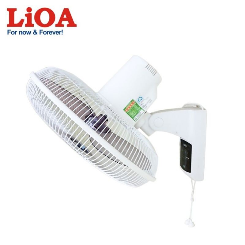 Quạt treo tường LiOA điều khiển từ xa  - 3 màu Chính hãng