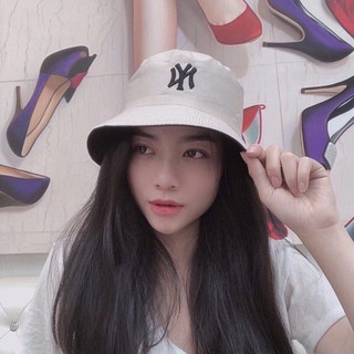 Mũ Bucket 2 Mặt Thêu NY  Siêu Chất