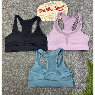 Áo bra ba lỗ thun poly phối lưới nâng ngực