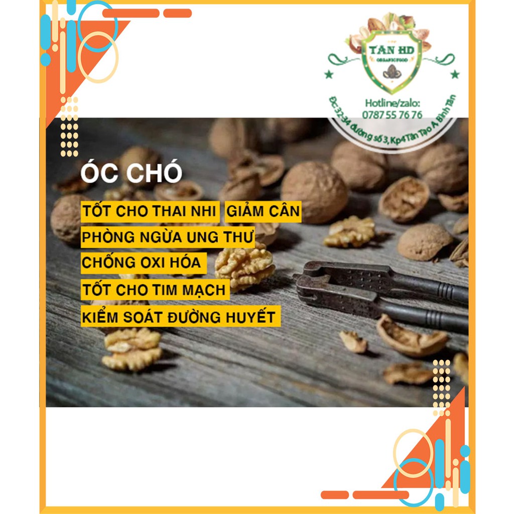 Quả óc chó đỏ - Nhập khẩu Mỹ - Tặng kìm tách khi mua từ 1kg