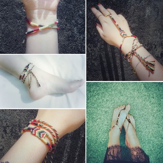 VÒNG CHÂN PHONG CÁCH BOHO , BOHEMIAN ĐEO ĐƯỢC 5 KIỂU