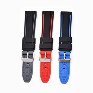 Dây nhựa đồng hồ đeo tay đồng hồ thông minh size 20-22-24-26mm