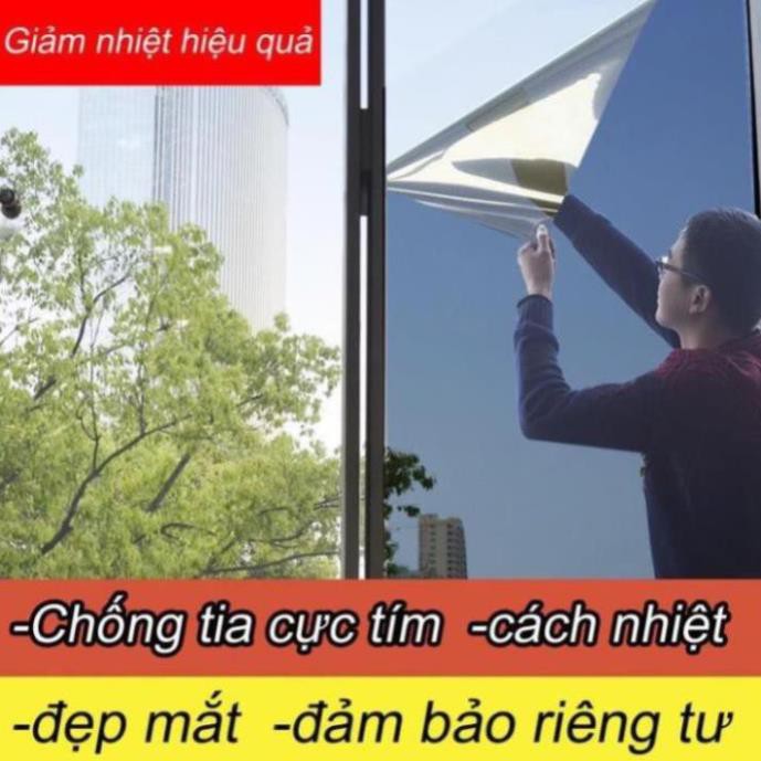 Decal phim dán kính cách nhiệt phản quang , chống tia uv , chống nhìn , tiết kiệm điện