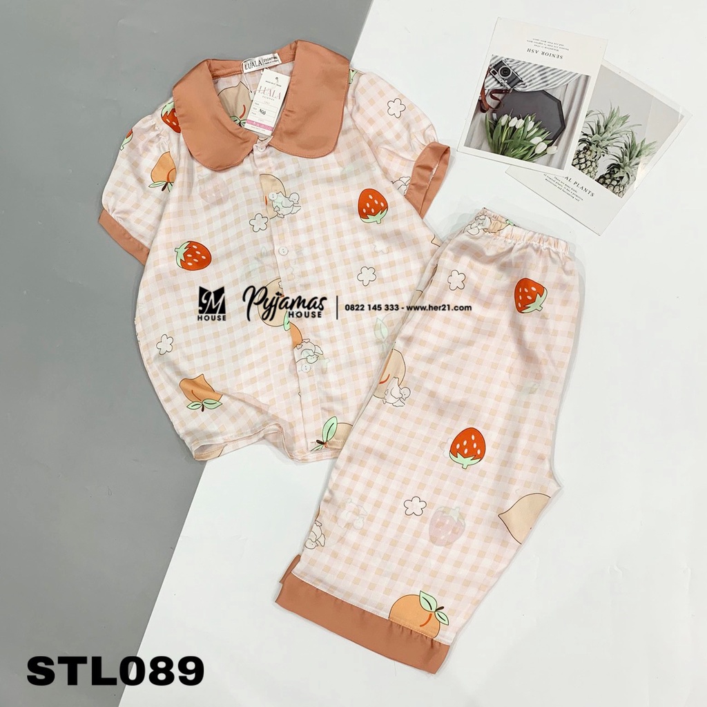 Bộ Đồ Ngủ - Đồ Mặc Nhà Satin Cộc Lửng - Luala Pyjamas | BigBuy360 - bigbuy360.vn