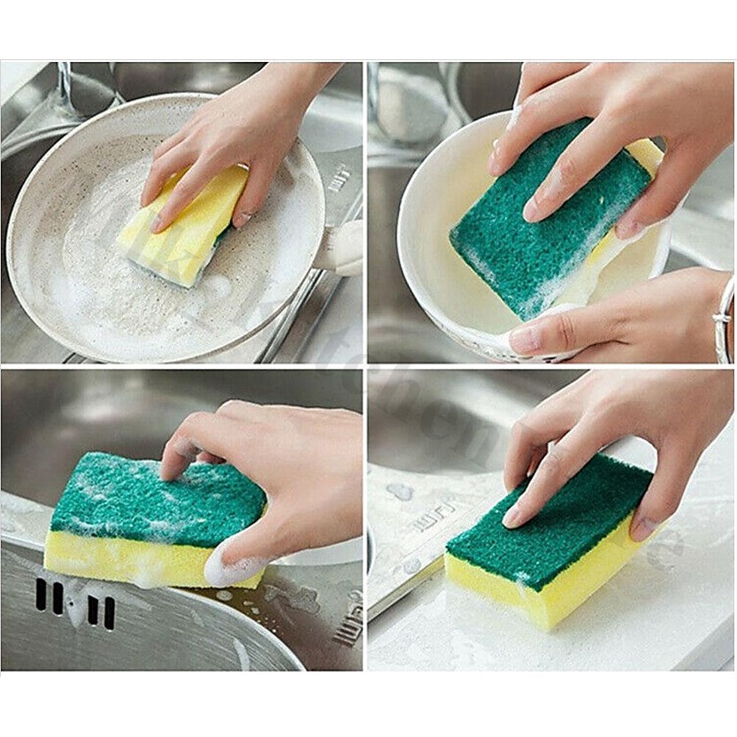 Miếng xốp rửa chén bát tiện ích