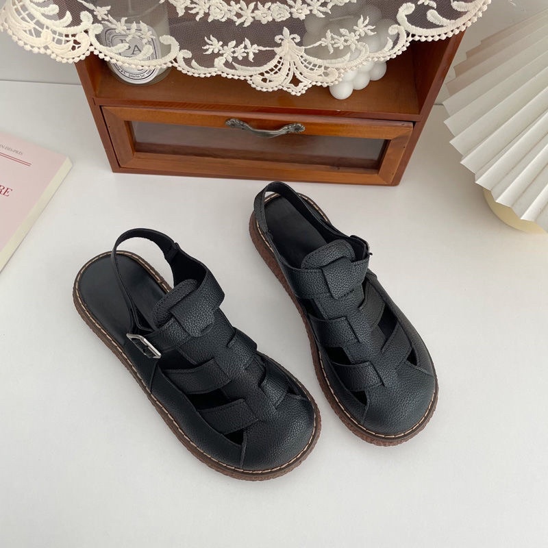 GIÀY SANDAL KÍN MŨI TRÒN NHẬT BẢN HOT TREND PHONG CÁCH