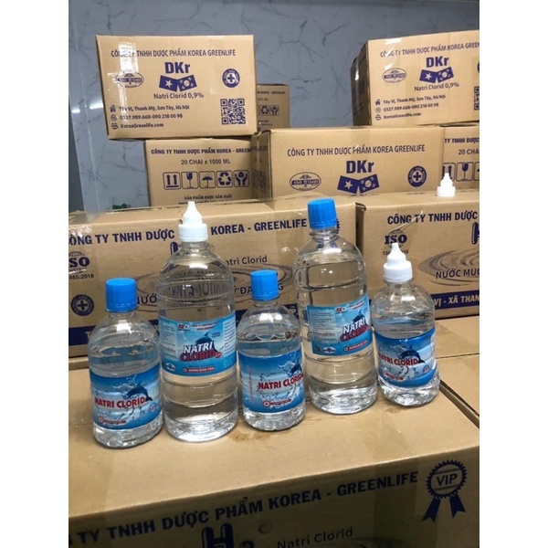 nước muối sinh lý 500ml