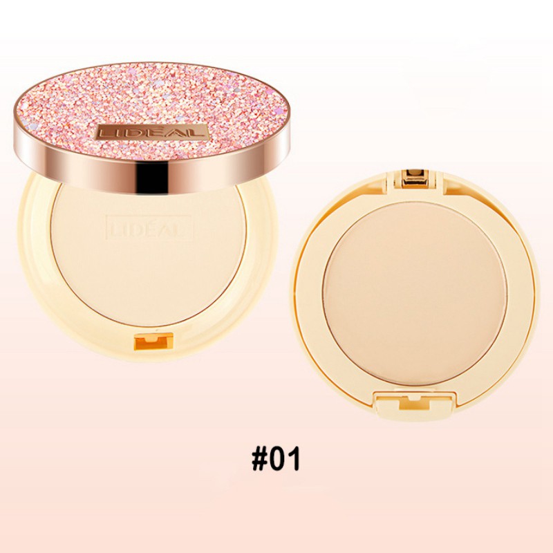 [Hàng mới về] Phấn nén che khuyết điểm hai lớp kiềm dầu trang điểm sáng da | BigBuy360 - bigbuy360.vn