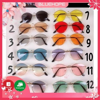 _Kính râm nữ ulzzang đi biển nhiều màu ảnh thật