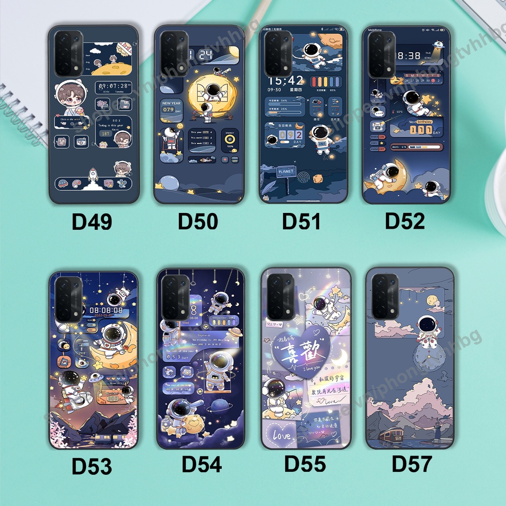 Ốp lưng Oppo A54 / A55 4G / A55 5G phi hành gia hoạt hình 3D cute giá rẻ