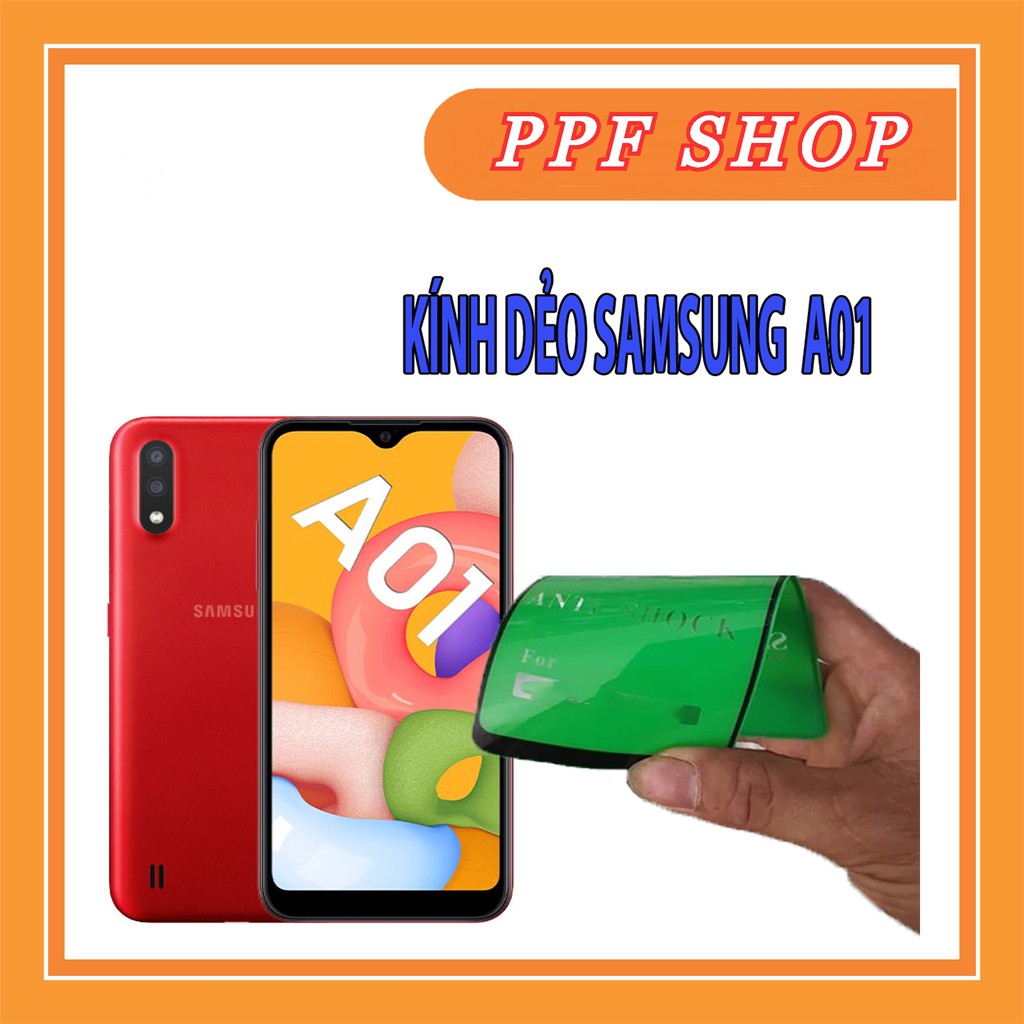 Cường lực dẻo Nano FULL MÀN 100D cho SAMSUNG A01