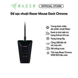 ĐẾ SẠC CHUỘT RAZER MOUSE DOCK CHROMA_RC30-03050200-R3M1