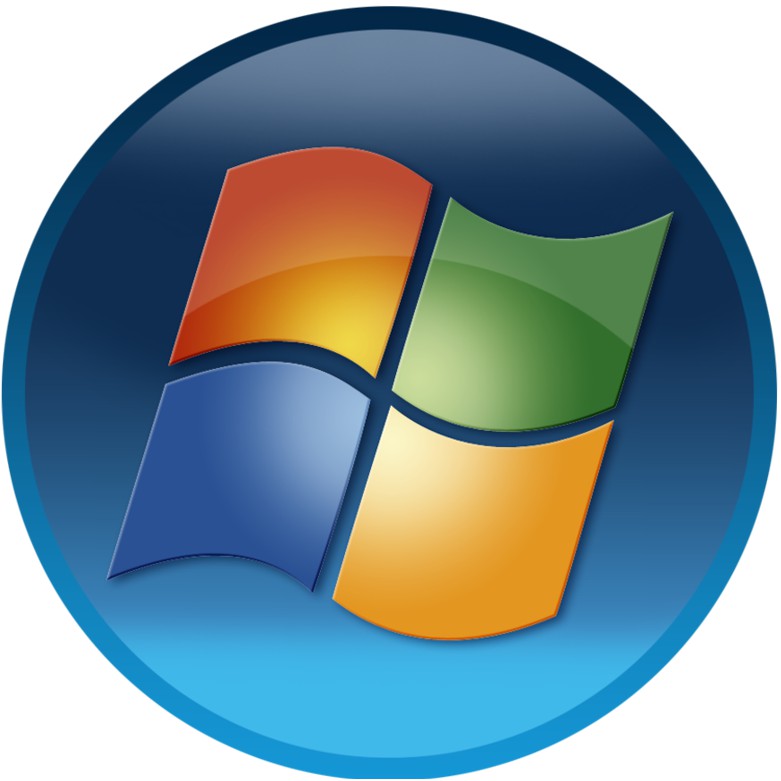 Sticker hình dán decal logo WINDOWS 10, WINDOWS 7, dán laptop, dán nón bảo hiểm