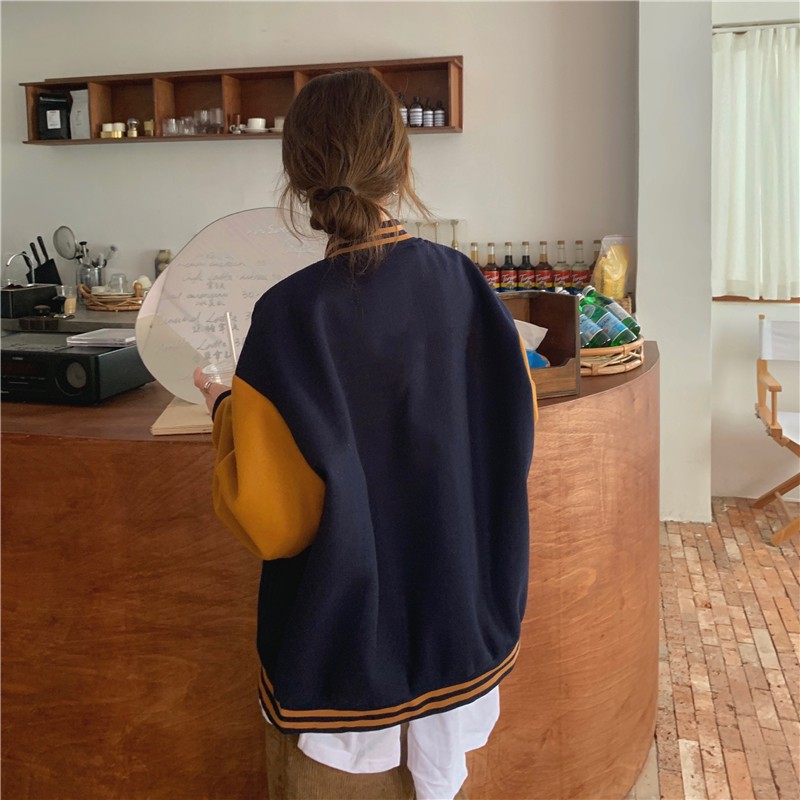 Áo khoác bóng chày hàn quốc ulzzang jacket