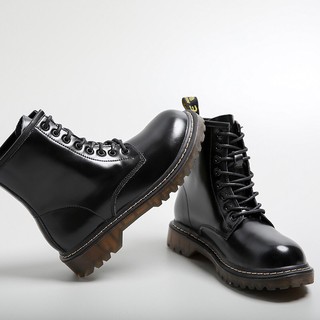 Combat Boots 3.5cm - Boots da bò nữ (genuine leather)