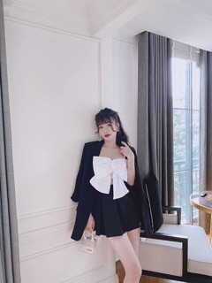 Áo croptop nơ❣️