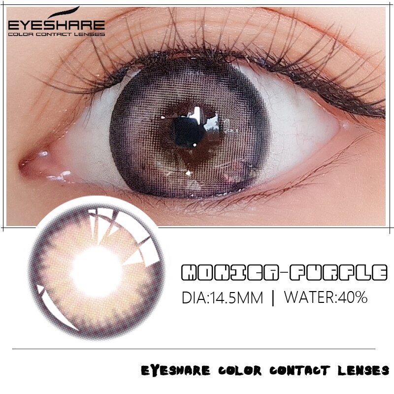 EYESHARE [Hàng mới về] Cặp kính áp tròng màu sắc tự nhiên