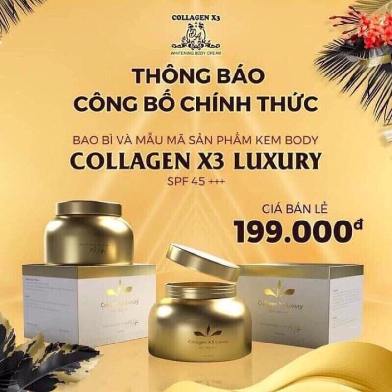 Body colagen x3 Luxury chính hãng