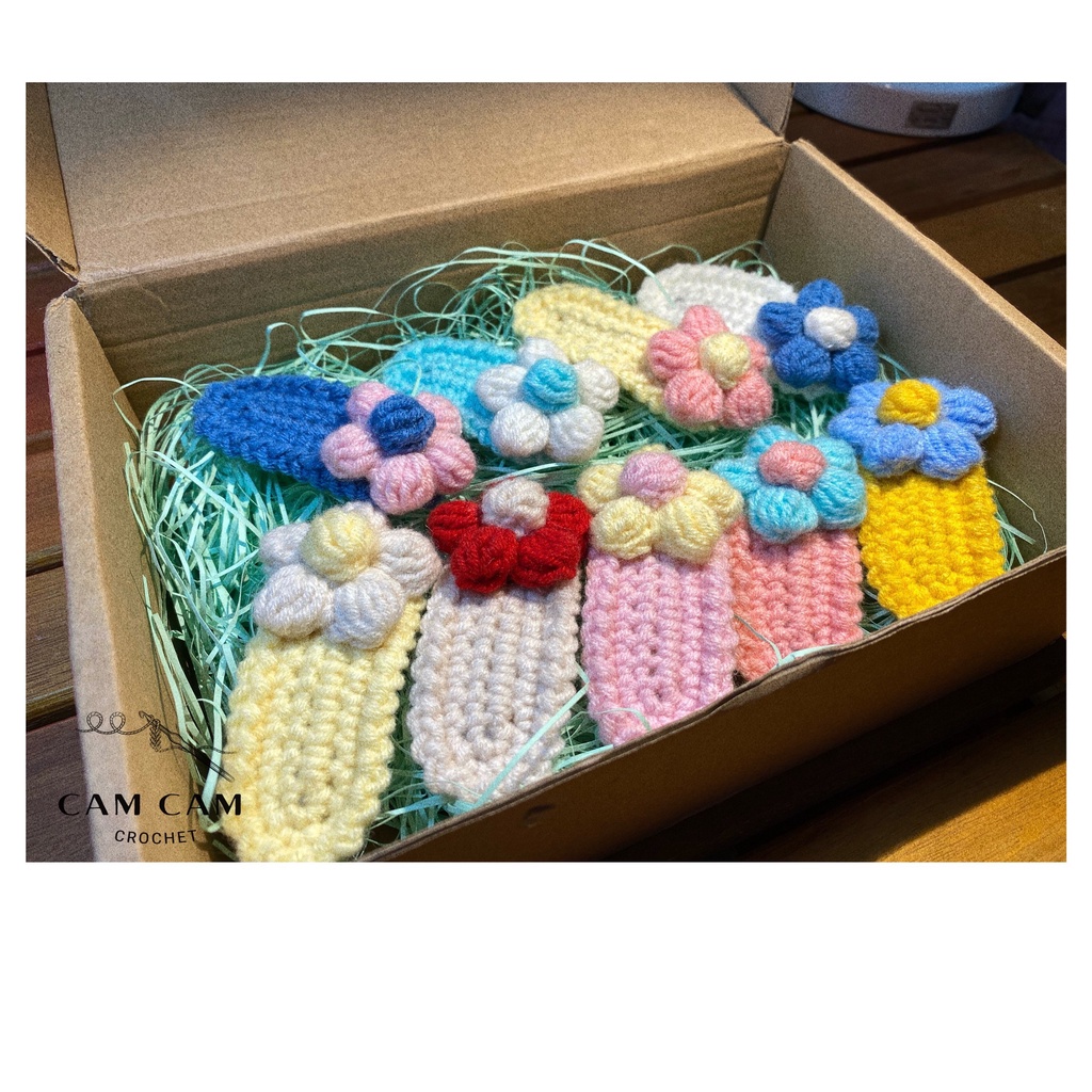 Kẹp tóc hoa Handmade (Order 7-10 ngày)