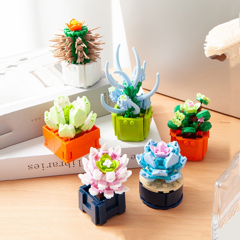 Đồ chơi trẻ em Xếp Hình Chậu Cây Bonsai Dành Cho Trẻ